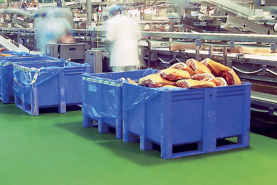 Résines sur sol pour installation transformation viande et volaille en Bretagne